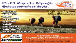 Köyceğiz Slowsports Festivaline hazırlanıyor