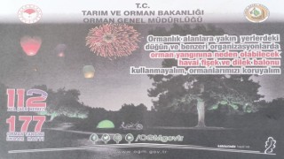 Köyceğizde orman yangınlarına broşürlü uyarı