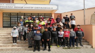 Köyceğizde polislerden öğrencilere eğitim