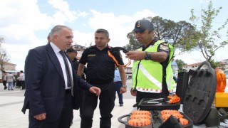 Kulada emniyet kemerinin önemi simülasyon aracı ile anlatıldı