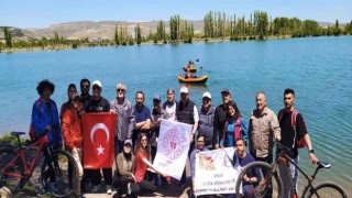 Kuraklık vurmuştu, şimdi üzerinde kano yapılıyor