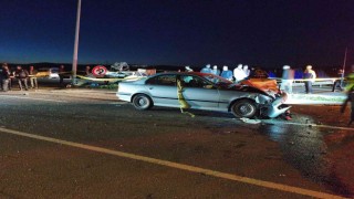 Kütahyada trafik kazası: 1 ölü, 2 yaralı