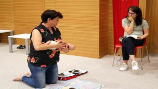 Manavgat Belediyesi çalışanlarına ilkyardım eğitimi