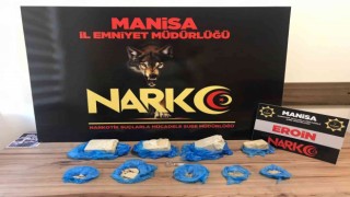 Manisada durdurulan araçtan 1 kilo 794 gram eroin ele geçirildi