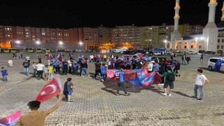 Mardinde Trabzonsporun şampiyonluğu coşku ile kutlandı