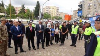 Mardinde Yayalar için 5 adımda güvenli trafik mottosu tanıtıldı