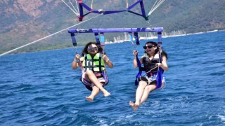 Marmariste su sporları turistlerin vazgeçilmezi oldu
