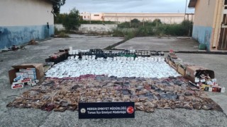 Mersinde 435 kilogram gümrük kaçağı nargile tütünü ele geçirildi