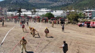 Mersinde orman yangın ekipleri tatbikatlara başladı