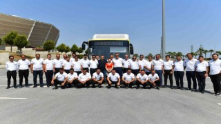 Mersinde otobüs şoförlerine ileri sürüş teknikleri eğitimi