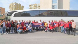 Mersinden Ankaraya binlerce taraftar gitti