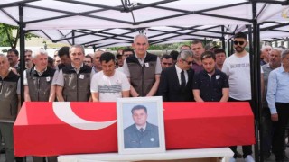 Muğlada şehit olan orman muhafaza memuru için tören düzenlendi