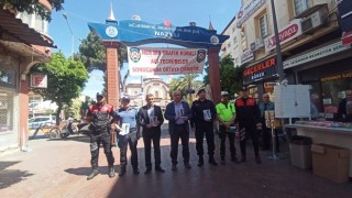 Nazillide “Yayalar için 5 Adımda Güvenli Trafik Uygulaması” gerçekleştirildi