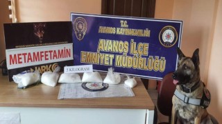 Nevşehirde 5 kilo uyuşturucu ele geçirildi