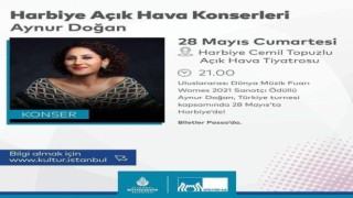 Öcalan posteri önünde konser veren Aynur Doğan, İBB organizasyonunda sahne alacak