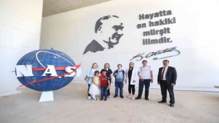 Öğrenciler Nasa sergisiyle uzaya yolculuğunu keşfetti