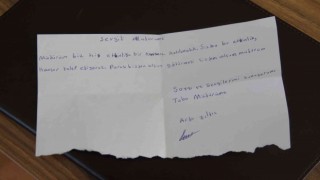 Öğrencinin öğretmene bıraktığı not hayalini gerçeğe dönüştürdü