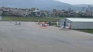 Ölüme böyle gitmişler...Düşen uçağın pilotlarının havalimanındaki son görüntüleri ortaya çıktı