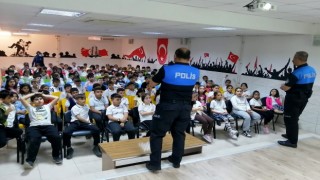 Osmaniyede öğrencilere güvenlik eğitimi