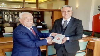 Osmanlı Ocakları Genel Başkanı Canpolattan, Vatan Partisi Genel Başkanı Perinçeke ziyaret