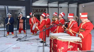 “Özel çocuklardan” oluşan mehter takımı büyük ilgi gördü