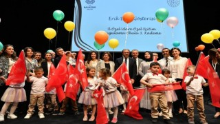Özel çocukların gösterisi göz kamaştırdı