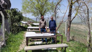 Piknik alanı tahrip edildi