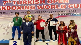 Polis memuru Furkan Çiçek, Kick Boks Dünya Kupasında 3. oldu