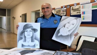 Ressam polis, 20 sergi açtı