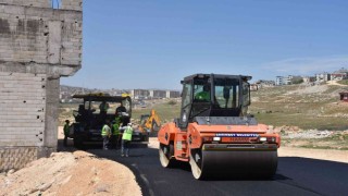 Şahinbeyde bahar ile birlikte asfalt çalışmaları hız kazandı