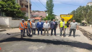 Salihli Belediyesi asfalt sezonunu açtı