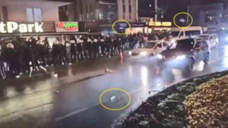 Samsunda Trabzonsporun kutlamalarında gerginlik