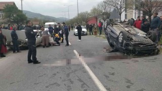 Samsunda trafik kazası: 1 ölü, 4 yaralı