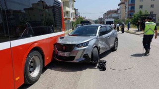 Samsunda zincirleme trafik kazası: 1 yaralı