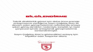 Samsunspor, Çağdaş Atan ile anlaşamadı