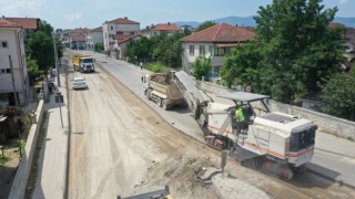 Sancaklar-Çamköy yolu asfaltlanıyor