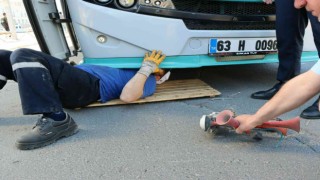Şanlıurfada halk otobüslerine havalı korna denetimi