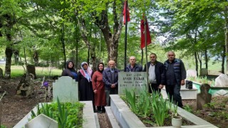 Şehit jandarma çavuş kabri başında dualarla anıldı