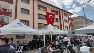 Şehit Onur Doğanın baba evi Türk bayraklarıyla donatıldı