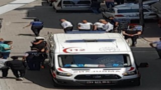Silahlı kavga kamerada