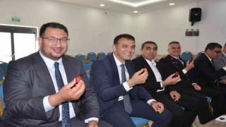 Silifkede bayramlaşmada şeker yerine çilek ve erik ikram edildi