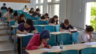 Sınav heyecanını yaşayarak öğrendiler