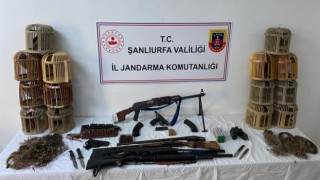 Sınırdan geçirilen uzun namlulu silah ve tabanca ele geçirildi