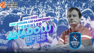 Siyasilerden Avrupa Şampiyonu olan Anadolu Efese tebrik mesajı