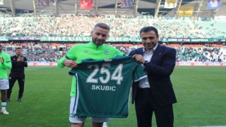Skubic, Konyaspor formasıyla 254. maçında