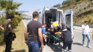 Sökede motosiklet kazası: 1 yaralı