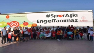 ‘Spor Aşkı Engel Tanımaz tırı Manisada