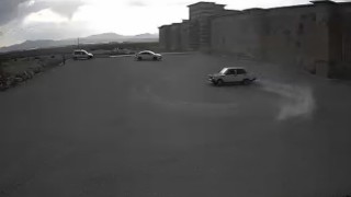 Tarihi hanın önündeki drift 9 bin 125 liraya maloldu