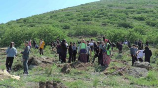 Tekden Koleji öğrencileri 280 fidanı toprakla buluşturdu