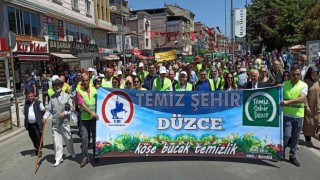 Temizlik için yürüdüler